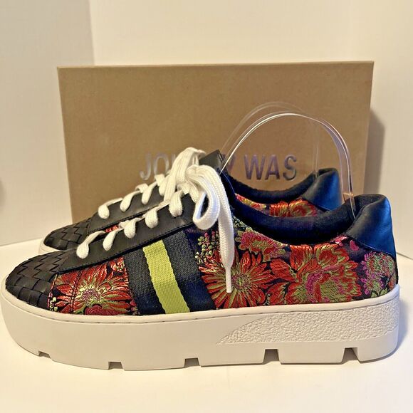 Johnny Was Downtown Jacquard Sneakers Shoes 10 Biya JWLA 3J Workshop MSRP $268 - Picture 4 of 10